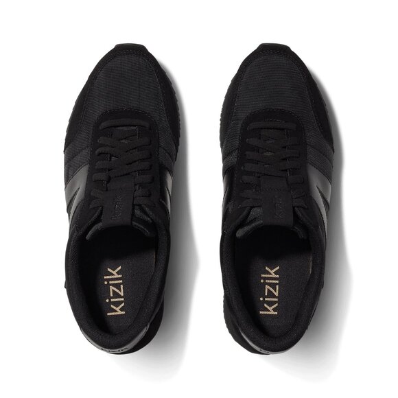 Kizik Milan Sneakers - NEW in box - Black on Black - Hands free slip on laces - Picture 3 of 3